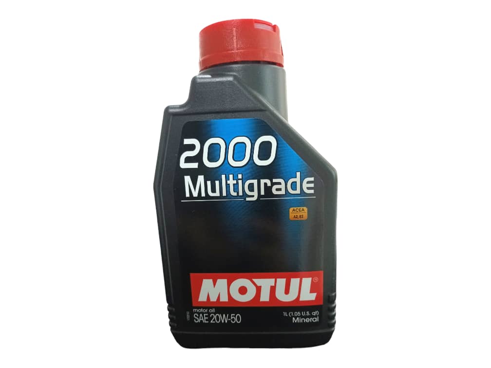 ACEITE DE MOTOR 20W50 2000 MULTIGRADO MINERAL MOTUL