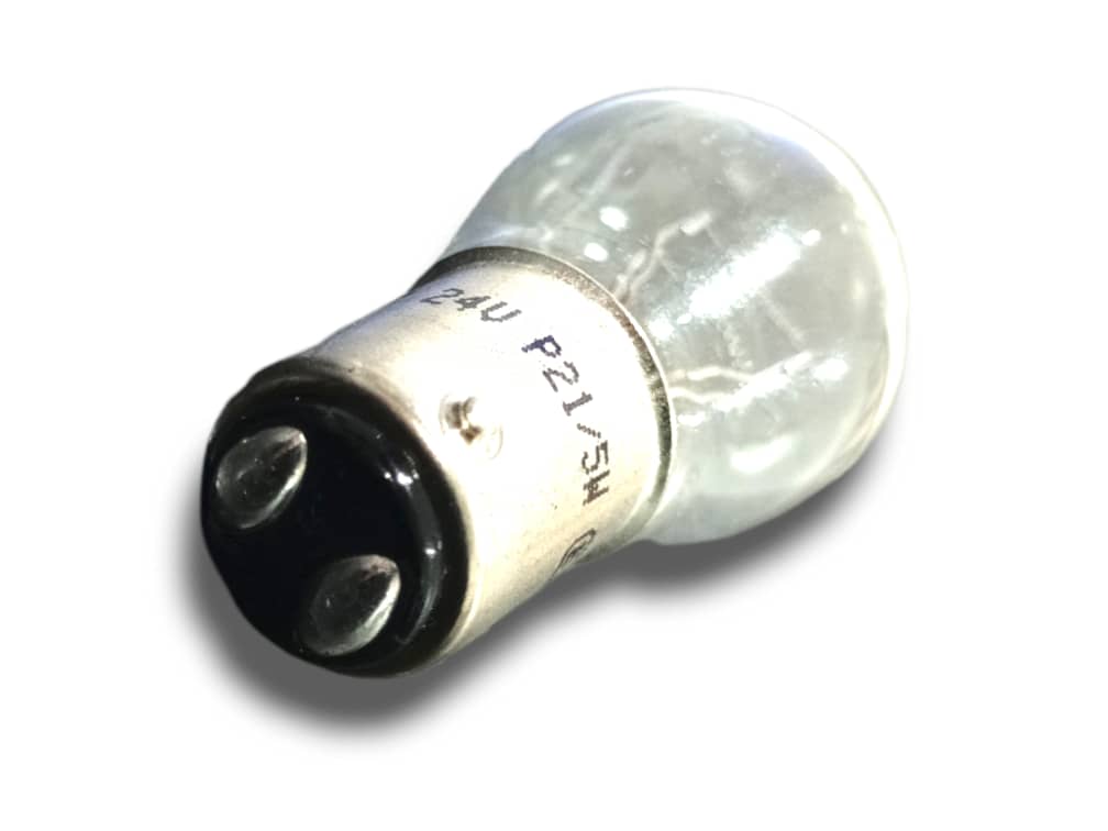 BOMBILLO 1034 24 Voltios 21 / 5W 2 CONTACTO HELLA