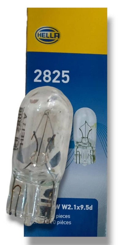 BOMBILLO MUELA MINI BULB 2825 12V 5W BASE T10