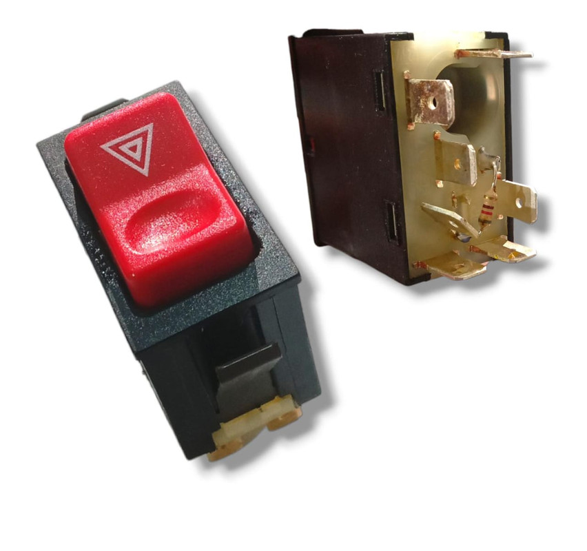 BOTON INTERRUPTOR 7 Pines LUZ INTERMITENTE 24Volts. MERCEDES LO-711