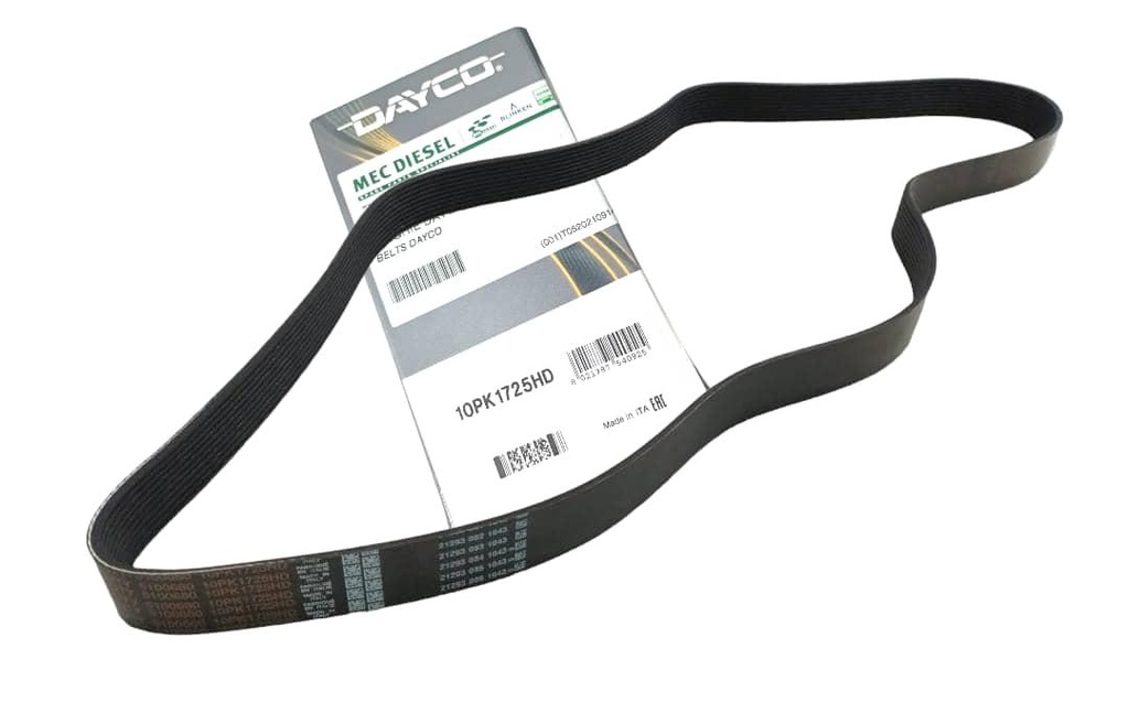 CORREA UNICA VENTILADOR IVECO EURO CARGO CAVALLINO 10PK1725