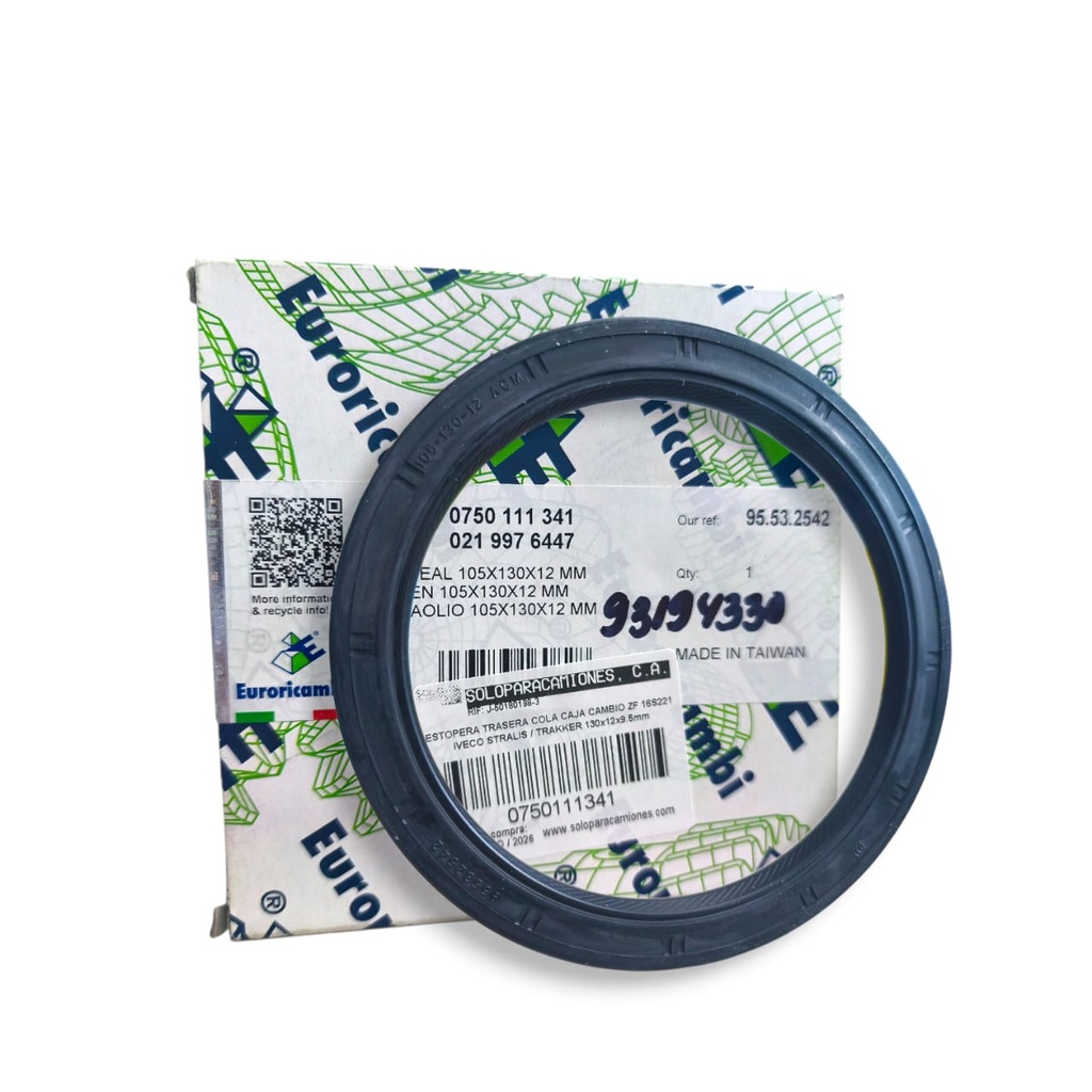 ESTOPERA TRASERA COLA CAJA CAMBIO ZF 16S221 IVECO STRALIS / TRAKKER 130x12x9.5mm