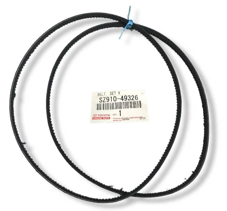 JGO. CORREA VENTILADOR Y ALTERNADOR TOYOTA DYNA 4.0 / HINO SERIE 300 N04C