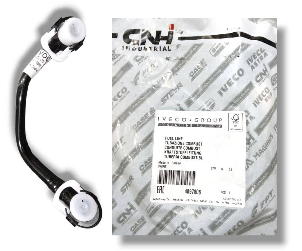 TUBERIA PLASTICA COMBUSTIBLE IVECO TECTOR