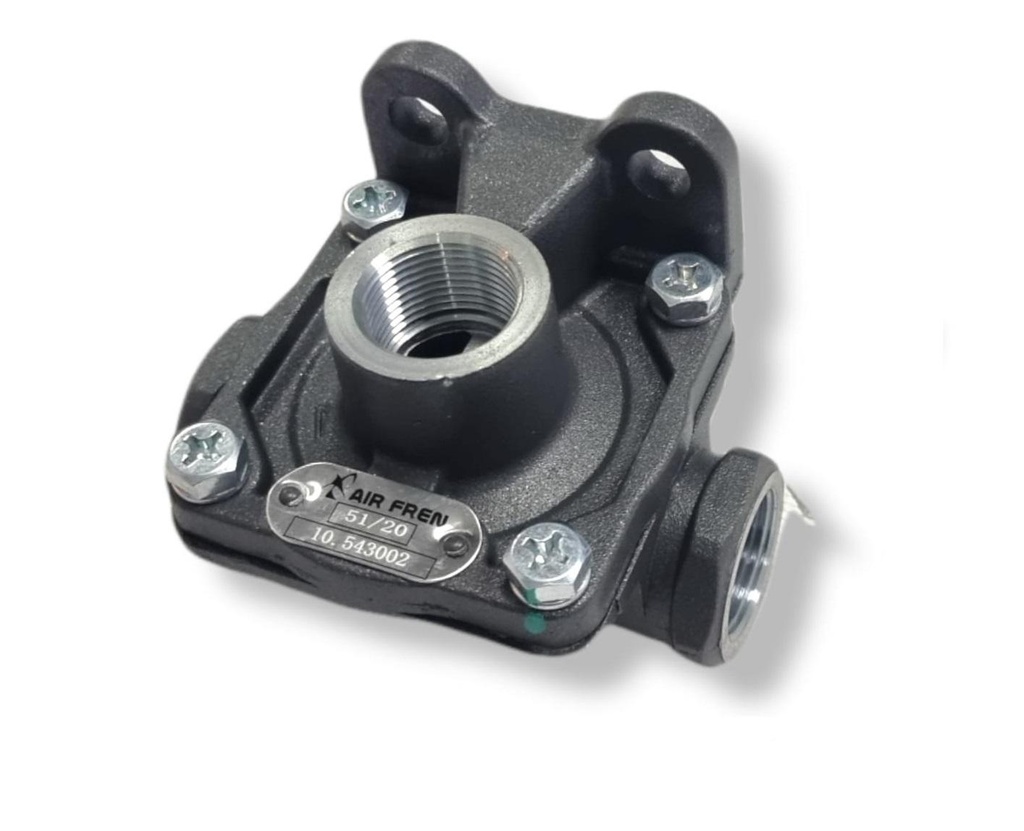 VALVULA DE ESCAPE RAPIDO 2 VIAS M-22x1.5mm. IVECO TECTOR / TRAKKER / EURO TRAKKER