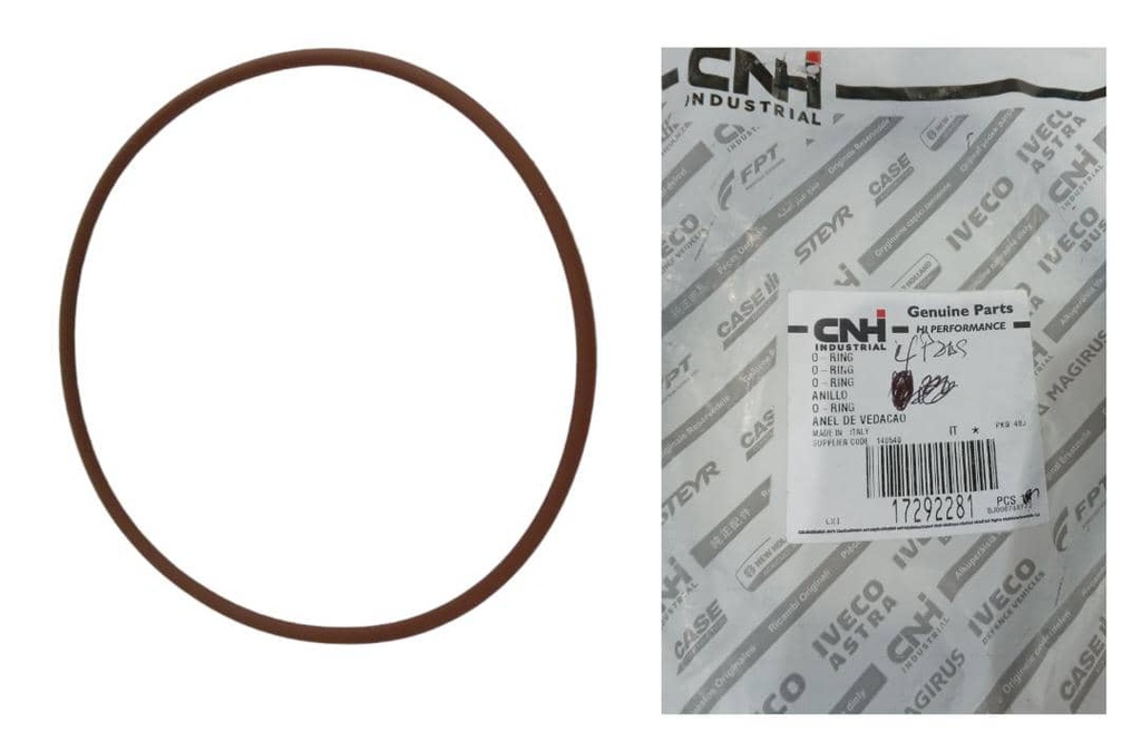 ANILLO O,RING JUNTA COMPRESOR D=126,59MM SP=3,53MM IVECO STRALIS / TRAKKER