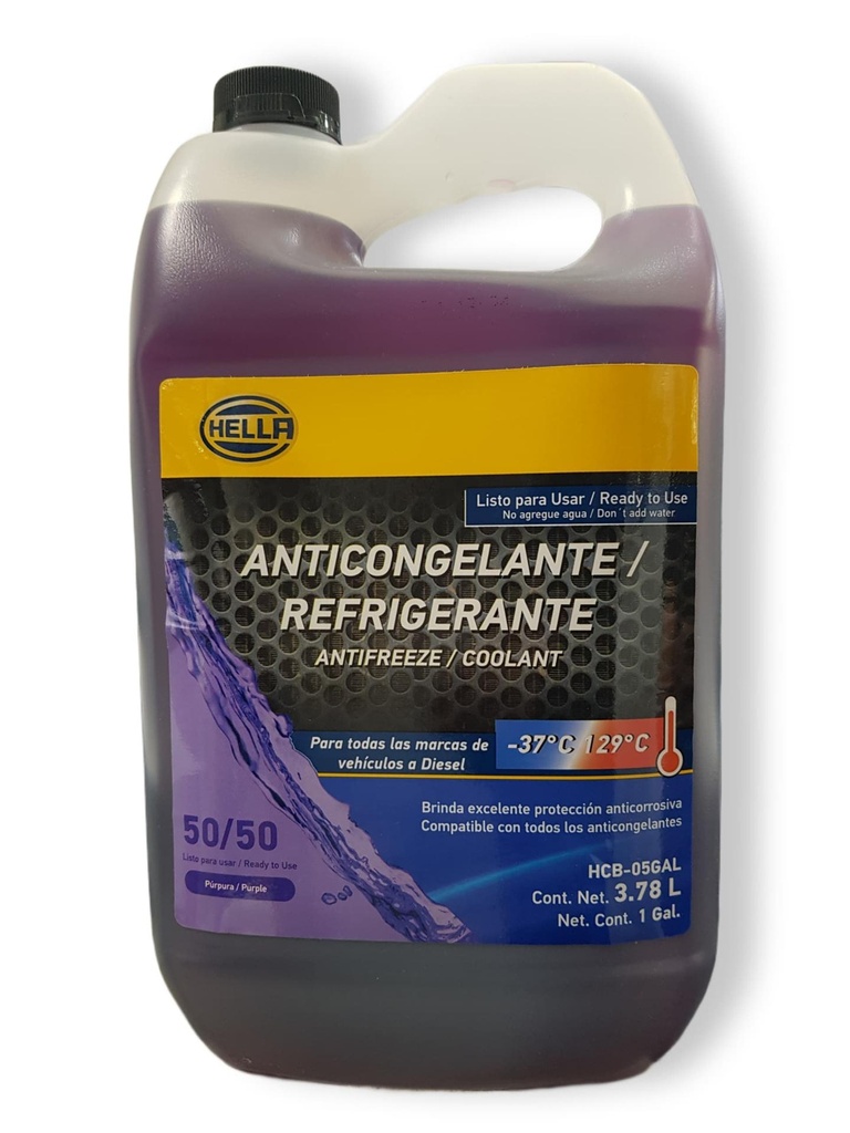 GARRAFA DE REFRIGERANTE BLUE / PURPLE DEX-COOL 50% HELLA