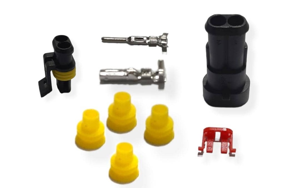 JGO. DE CONECTOR DE DOS PINES DE 5AMP
