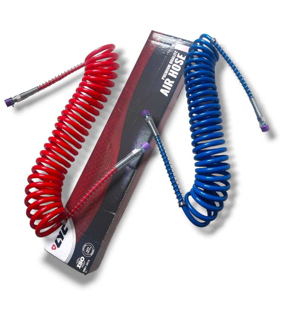 JGO. MANGUERA RESORTE BATEA ROJA Y AZUL REFORZADA CHUTO