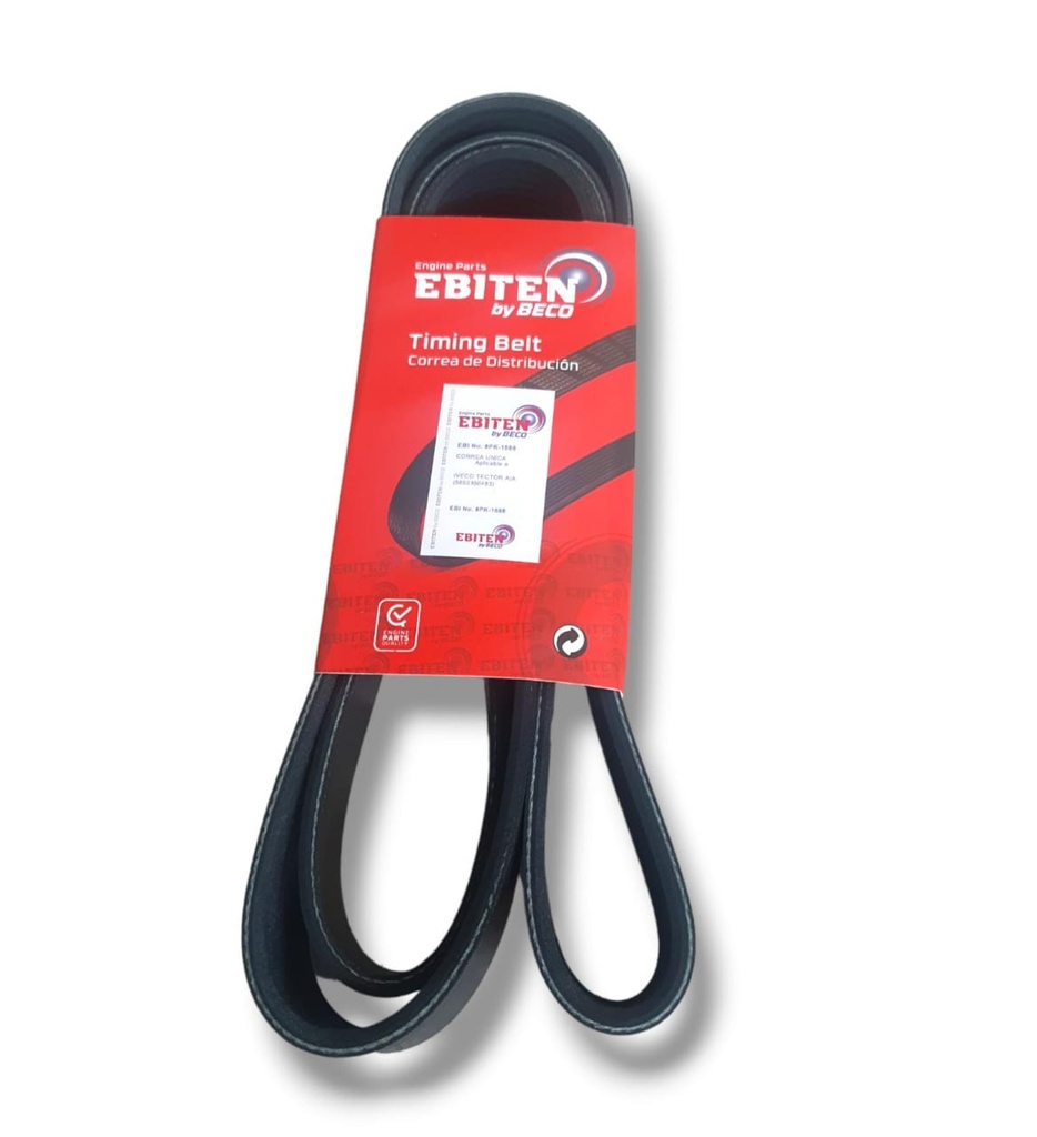 CORREA UNICA VENTILADOR 8PK1688 IVECO TECTOR CON A/A