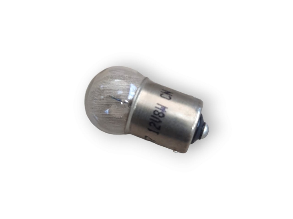 BOMBILLO BA 15s 8 Watts. MEDIANO 12 Volts. 1 CONTACTO HELLA