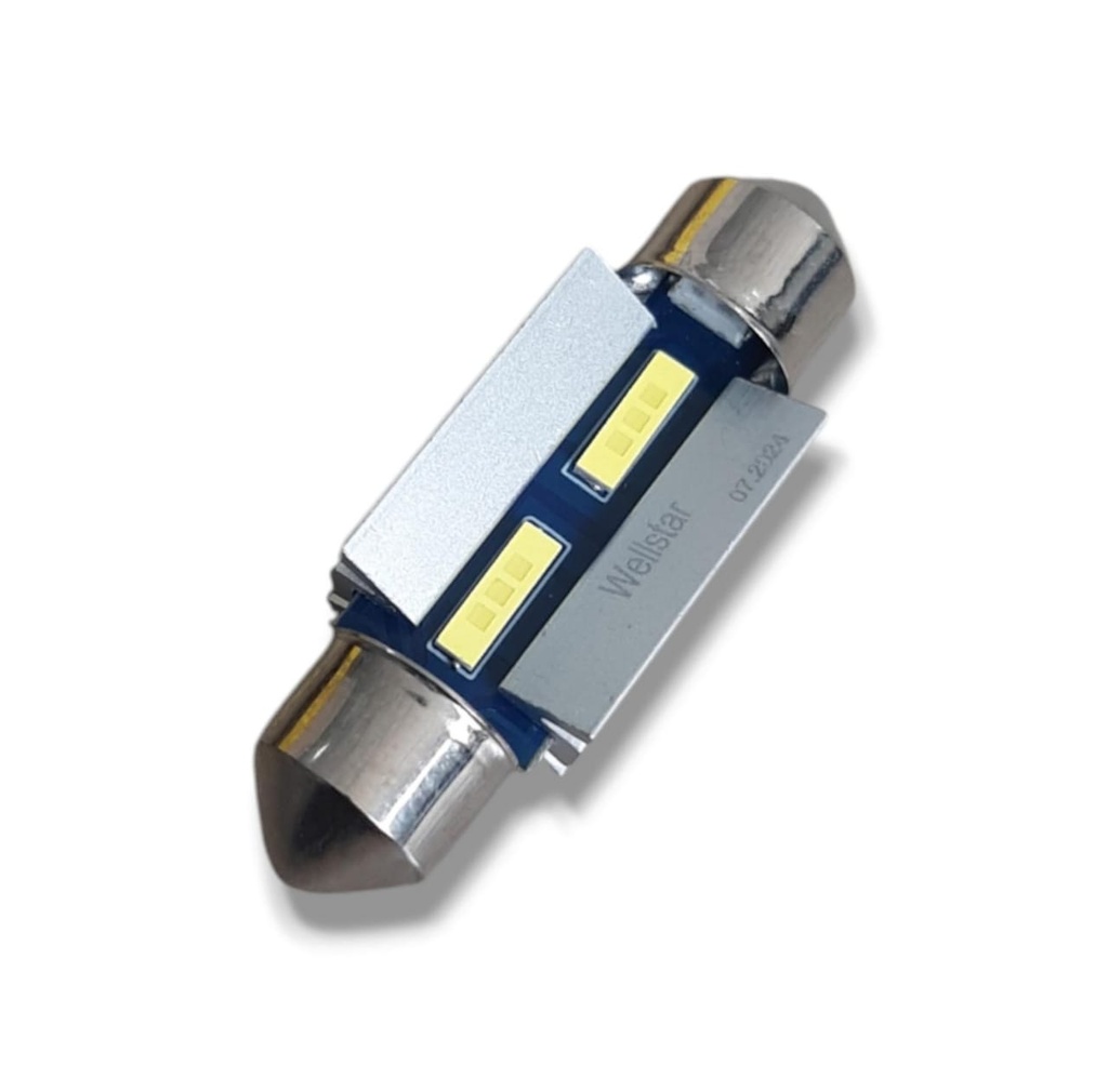 BOMBILLO TABACO LUZ INTERNA 36mm. BLANCO