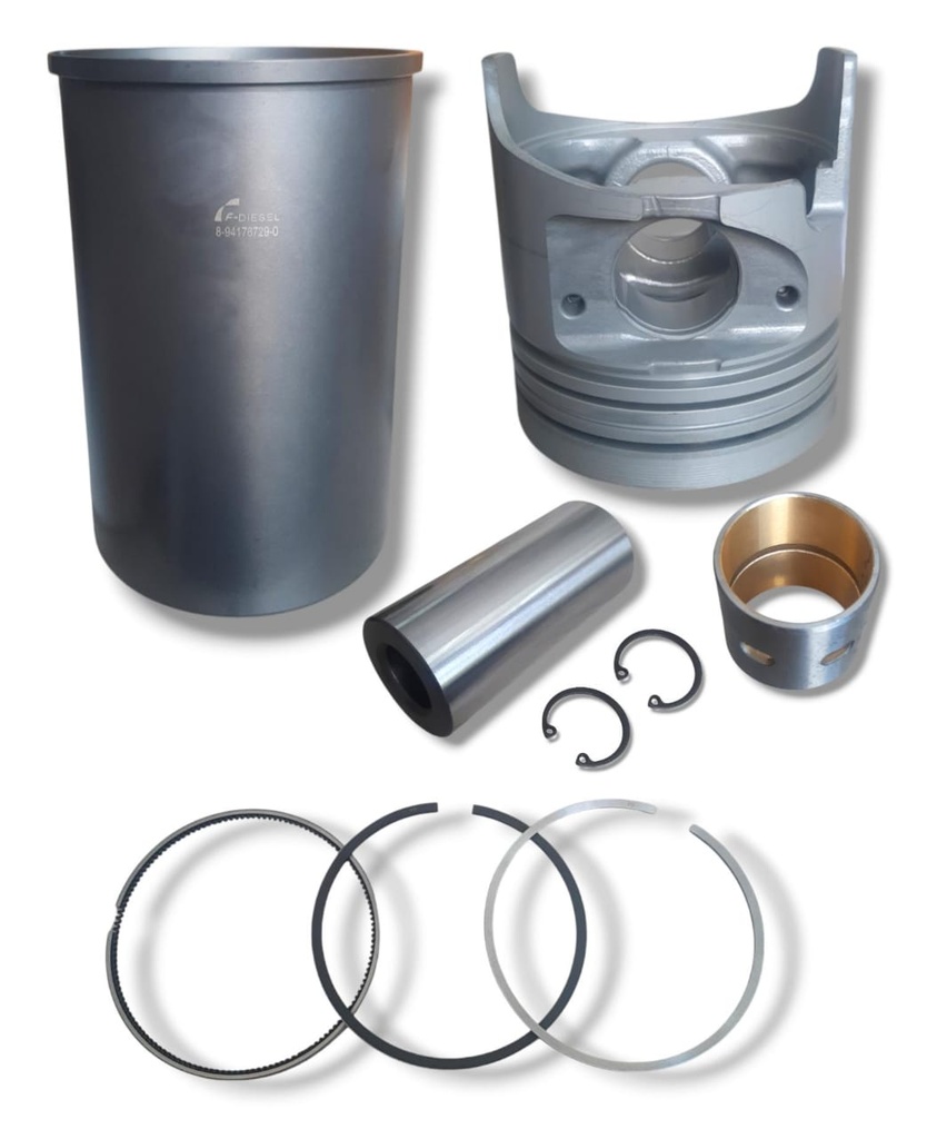 KIT ASSEMBLY MOTOR PISTON, CAMISA, ANILLOS, BOCINA BIELA ISUZU 4HG1T / CHEVROLET NPR TURBO