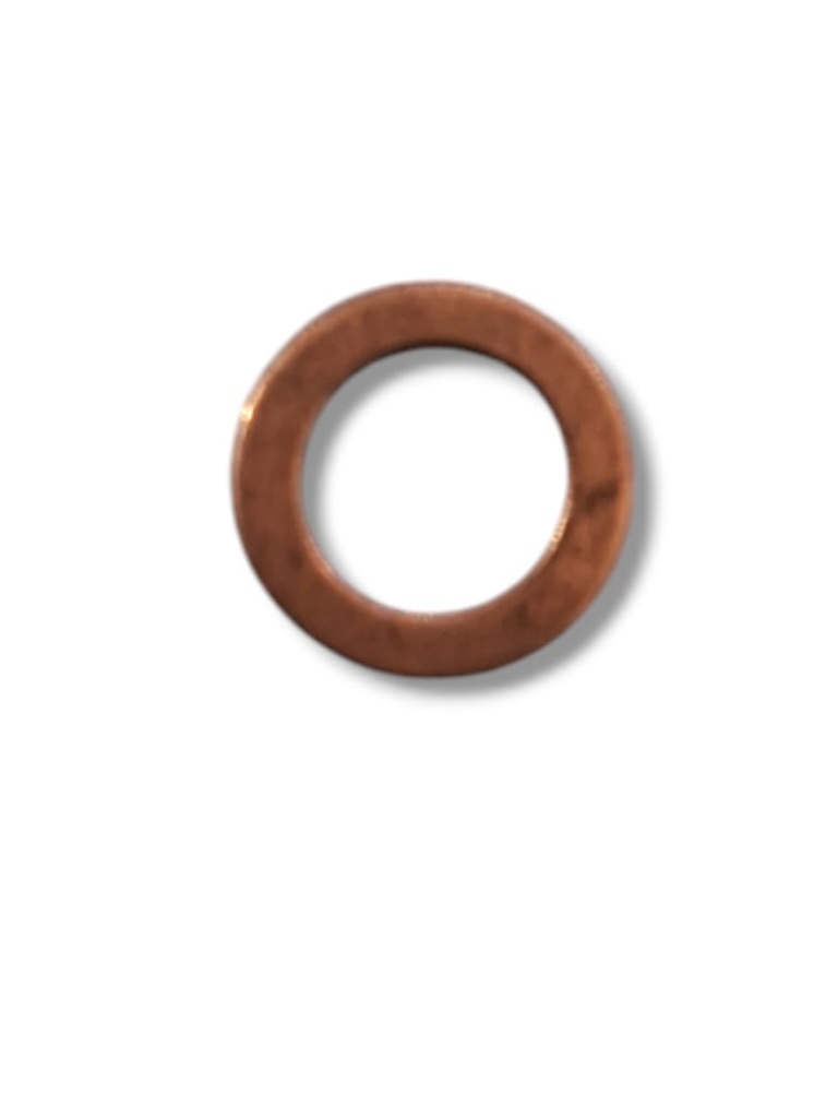 ARANDELA DE COBRE 8mm. x 12mm. x 1mm.