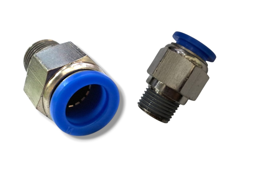 PRESTOLOK CONEXION UNION RAPIDA MANGUERA 14mm. MACHO NPT 3/8