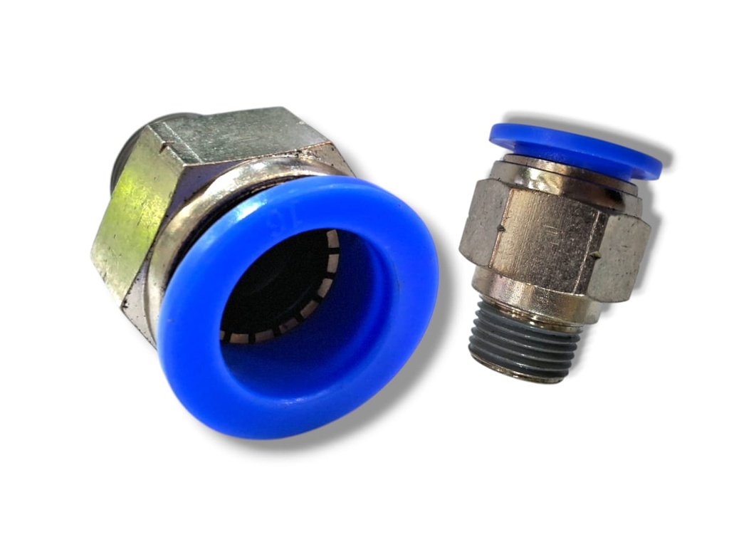 PRESTOLOK CONEXION UNION RAPIDA MANGUERA 16mm. MACHO NPT  3/8