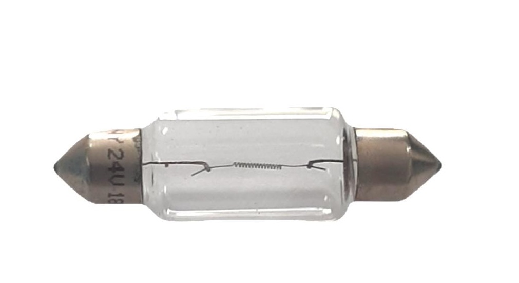 BOMBILLO TIPO TABACO 24 Volts. 18 Watts. SV8.5-8 T4.625