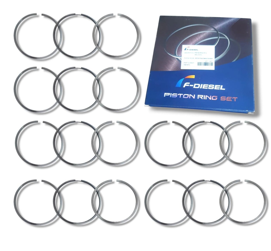 JGO. ANILLOS STD MOTOR PISTON 137mm IVECO EURO TRAKKER / TECH