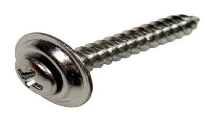 TORNILLO TAPICERIA TIRA FONDO #8 x 1" #6 PHILLIPS CON ARANDELA OVAL