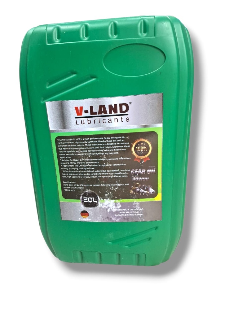 PAILA DE ACEITE CAJA SINCRONICA 80W90 GL-5 V-LAND
