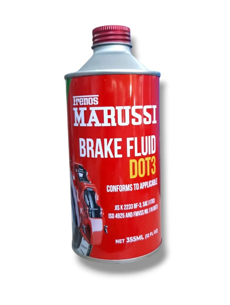 LIGA DE FRENO DOT 3 BRAKE FLUID 355ml.