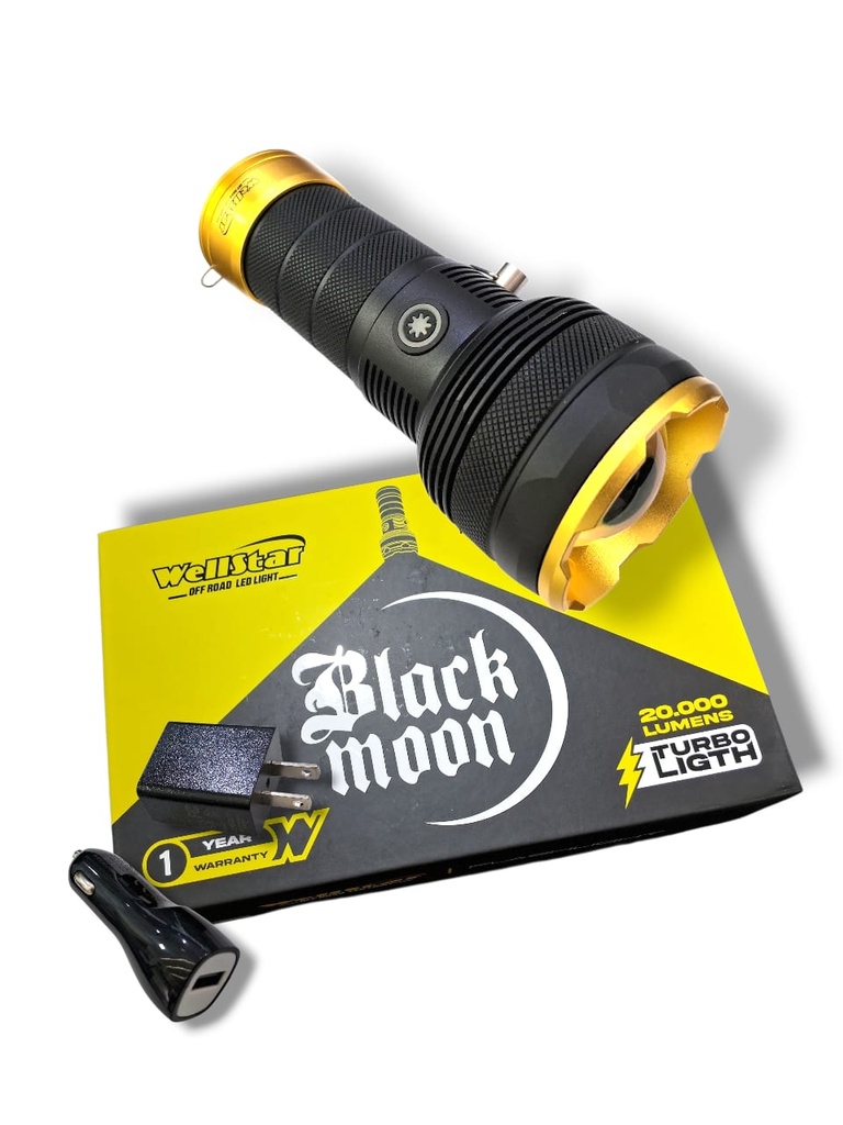 LINTERNA GRANDE 20.000 LUMENES BLACKMOON WELLSTAR