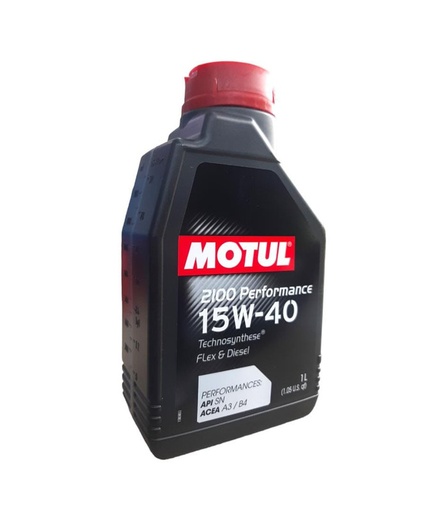 [M104625]  ACEITE DE MOTOR 15W40 2100 PERFORMANCE SEMI-SINTETICO MOTUL