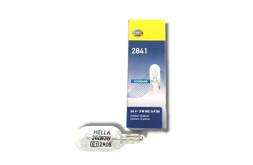 [051-0369] BOMBILLO 1.2W MINI MUELA TABLERO 24Voltios.IVECO STRALIS / TRAKKER / TECTOR HELLA