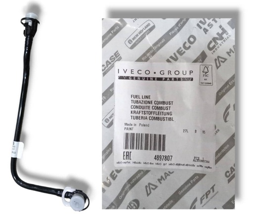 [4897807] TUBERIA PLASTICA COMBUSTIBLE IVECO TECTOR / RETRO CASE