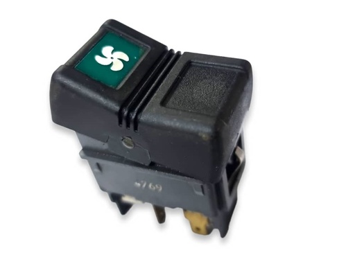 [4769] BOTON VENTILADOR BUS INTERCAR DE DOS PINES CON LUZ