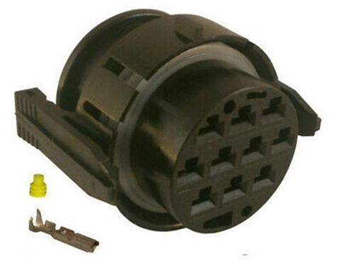 [ABC7810647] CONECTOR ELECTRICO 10 VIAS REDONDO STOP TRASERO IVECO TRAKKER / STRALIS