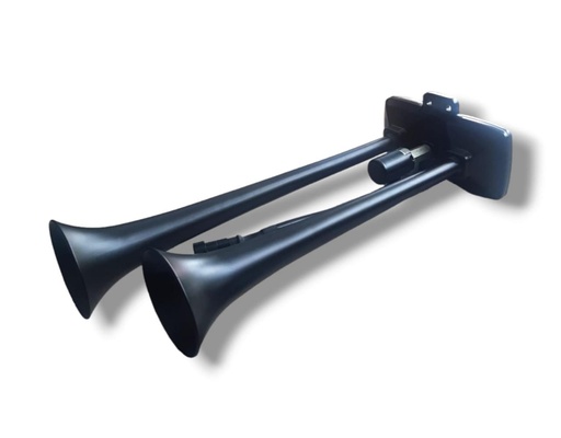 [ACBA-0003] CORNETA DE AIRE ELECTRICA 12 / 24 Voltios (NEGRA)