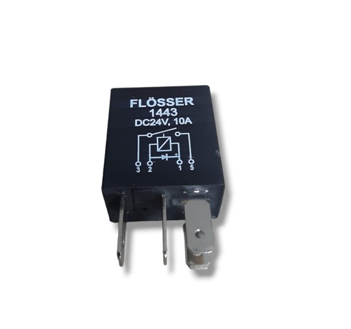 [070-03199] MICRO RELE MINI 24 Volts. 4 PATAS 1443 FLOSHER