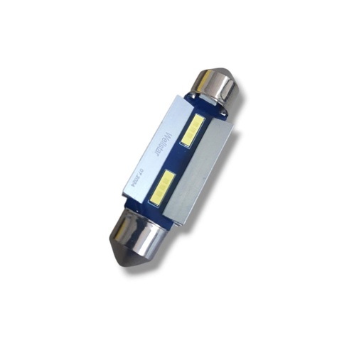 [BAL-41MM] BOMBILLO TABACO LUZ INTERNA 42mm. BLANCO