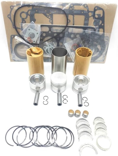 [2TN66-OV] KIT OVERHALL MOTOR PISTON, CAMISA, ANILLOS, CONCHAS STD YANMAR 2TN66 / EXCAVADORA TB007