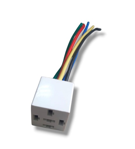[SR-001] CONECTOR SOCATE PARA RELE DE 5 PATAS UNIVERSAL