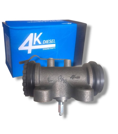 [4450-4007-EB] CILINDRO DE FRENO TRASERO IZQUIERDO CON PULGA 1" 3/16 TOYOTA DYNA 4.0 y 4.6 / HINO 300